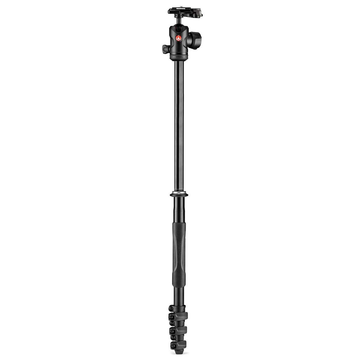 Manfrotto MKBFRLA4B-BHM Befree Advanced 2N1 Travel Tripod with Monopod, Lever Lock, Tripod Bag, Plate and Ball Head Included for Canon, Nikon, Sony