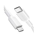 Anker USB C to Lightning Cable, 321 USB-C to Lightning Cable (6ft,White), MFi Certified for iPhone 13 Pro 12 Pro Max 12 11 X XS, AirPods Pro…