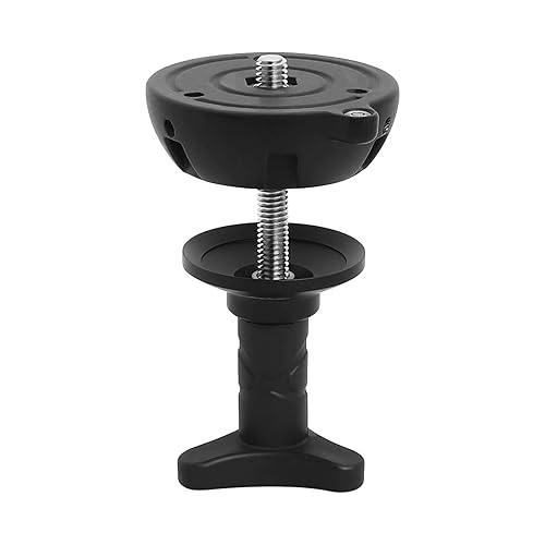 DMIDITIR 75mm Bowl Adapter with Half Ball Mount, 3/8-inch Screws, Tripod Fluid Head Converter (Shorter)