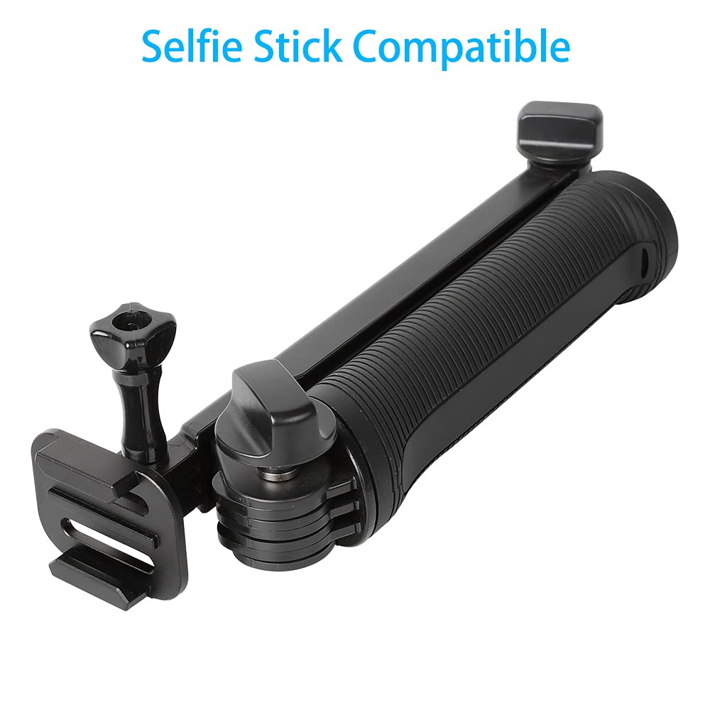 PellKing Quick Release Base Tripod Adapter Mount Compatible with for GoPro Hero 13 12 11 10 9 8 7 6 5 4 Session Max, Insta360 One R, DJI Osmo Action 5