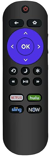 Remote Control Compatible with All Sharp Roku TV LC-40LB601U LC-50LB601U LC-24LB601U LC-43LB601U LC40LB601U LC50LB601U LC24LB601U with Netflix Sling