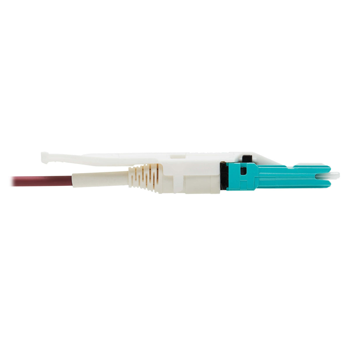 TRIPP LITE 400G Fiber Optic Cable Adapter, Duplex Multimode 50/125 OM4 Fiber Cable, CS-PC/CS-PC (M/M), LSZH Jacket, 10m, Magenta (N822C-10M-MG)