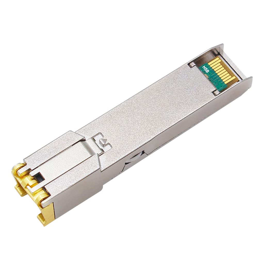10GBase-t, SFP-10G-T Optical Module, 10G SFP to RJ45 Conversion Module,Adaptive 10G/5G/2.5G/1G,Support DDM, for Network Switch Cisco TPLINK Ubiquiti