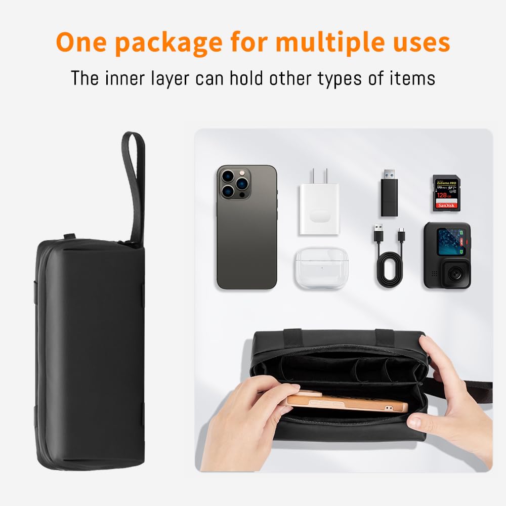 DFTIM Pocket 3 Carrying Case bag for DJI Osmo Pocket 3 Creator Combo, Portable Travel Large Storage Handbag Cover,Lightweight Protective Pouch