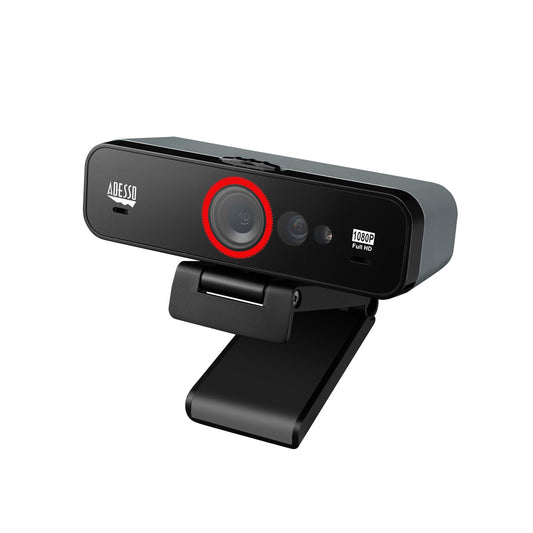Adesso CyberTrack F1 1080P Windows Hello Face Recognition Webcam