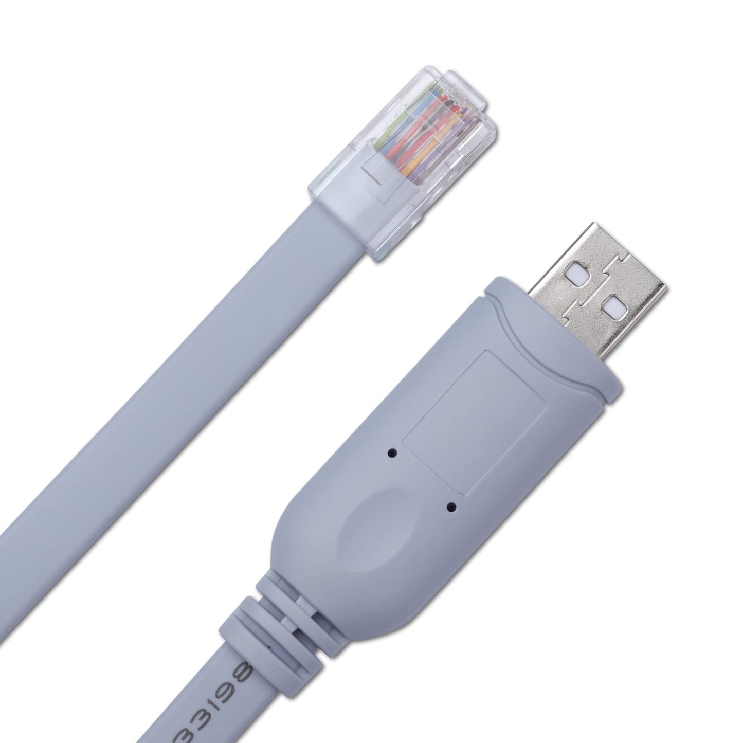 Console Cable,Cisco Console Cable,USB Console Cable with FTDI Chip,USB to RJ45 Serial Adapter Compatible with Cisco,HP,NETGEAR,Huawei,Routers/Switches