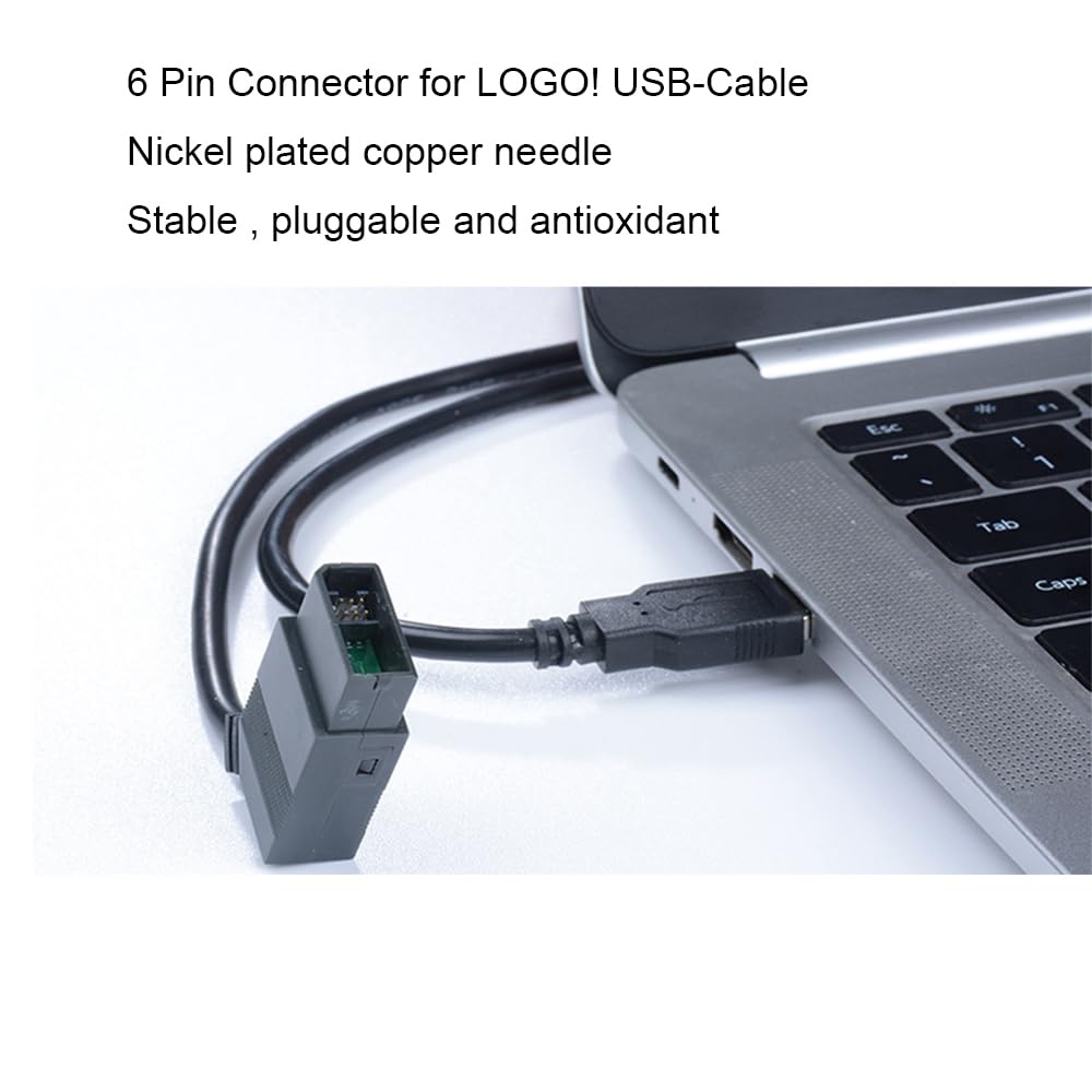 Twinkle Bay PLC Programming Cable Compatible LOGO USB-CABLE 6ED1 057-1AA01-0BA0 USB PC Cable, PC to LOGO