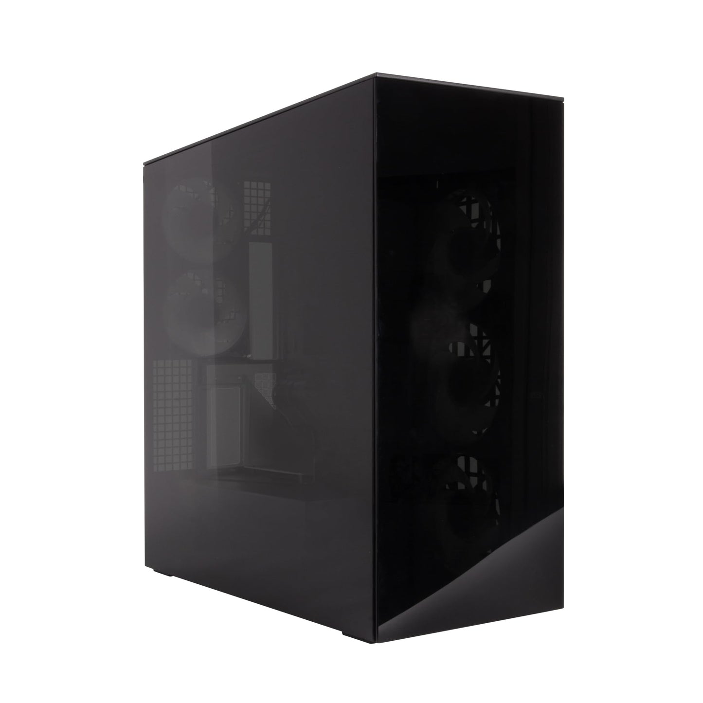 ARCTIC Xtender VG (Black) with Vertical GPU Mount - PC Case, Tempered Panorama Glass, 2 x 420 mm Radiator Support, Full Tower, Big Tower, E-ATX, 5X