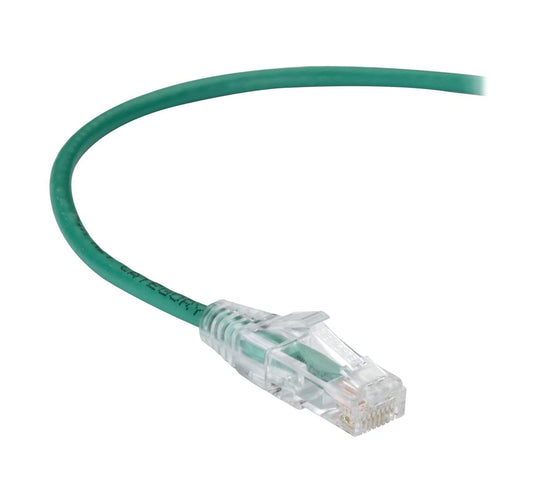 Black Box C6PC28-GN-10 10 ft. Unshielded 250-MHz 28-AWG Stranded Ethernet Patch Cable PVC - Snagless Boot - Green