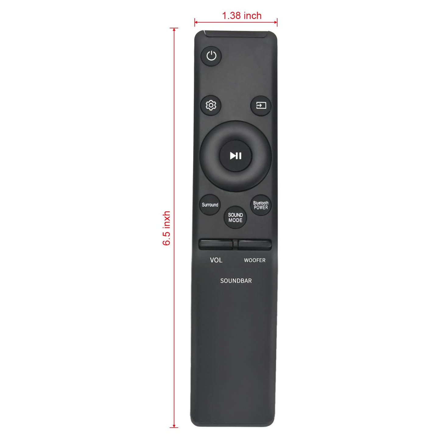 New AH59-02758A Replace Remote fit for Samsung Soundbar HW-M360 HW-M360/ZA HW-M370 HW-M370/ZA HW-M430 HW-M430/ZA HW-M450 HW-M450/ZA HW-M4500