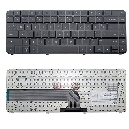 New Laptop Keyboard (with Frame) Replacement for HP Pavilion dm4-3000 dm4-3100 dm4t-3000 dm4-3007xx dm4-3013cl dm4-3050us dm4-3052nr dm4-3055dx US