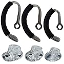 Miayaya Ear Tips, Ear Hook Loops, Foam Spare, Earpads Fit Kit Compatible Model for Plantronics WH500 CS540 W440 CS70 Savi W740 Headset Replacement Tip
