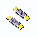 rgzhihuifz USB C Male to Male Adapter Extender .Type C Coupler with PD 100W 40 Gbps 8K/60hz Video Compatible for Thunderbolt 4/3, MacBook Pro/Air…