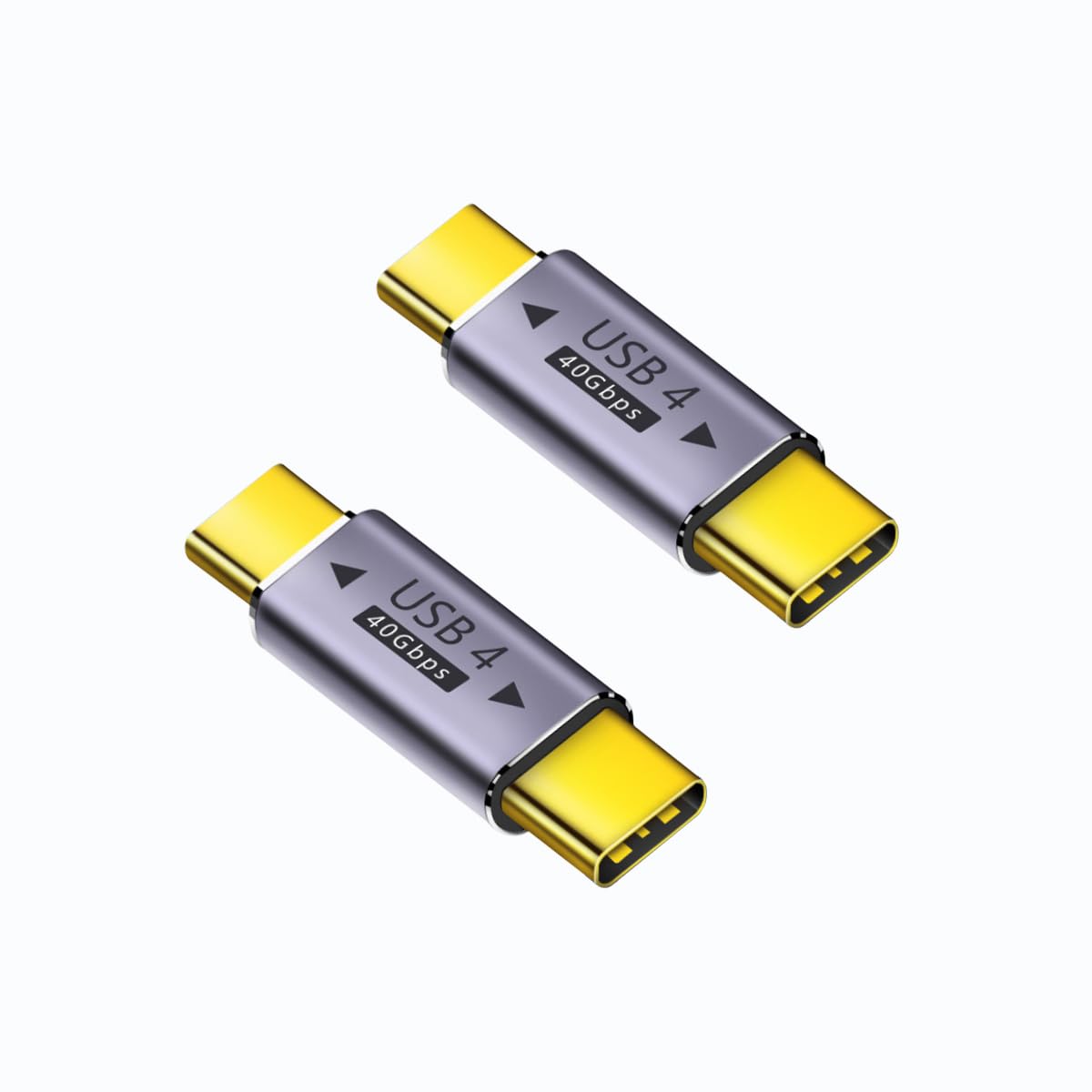 rgzhihuifz USB C Male to Male Adapter Extender .Type C Coupler with PD 100W 40 Gbps 8K/60hz Video Compatible for Thunderbolt 4/3, MacBook Pro/Air…