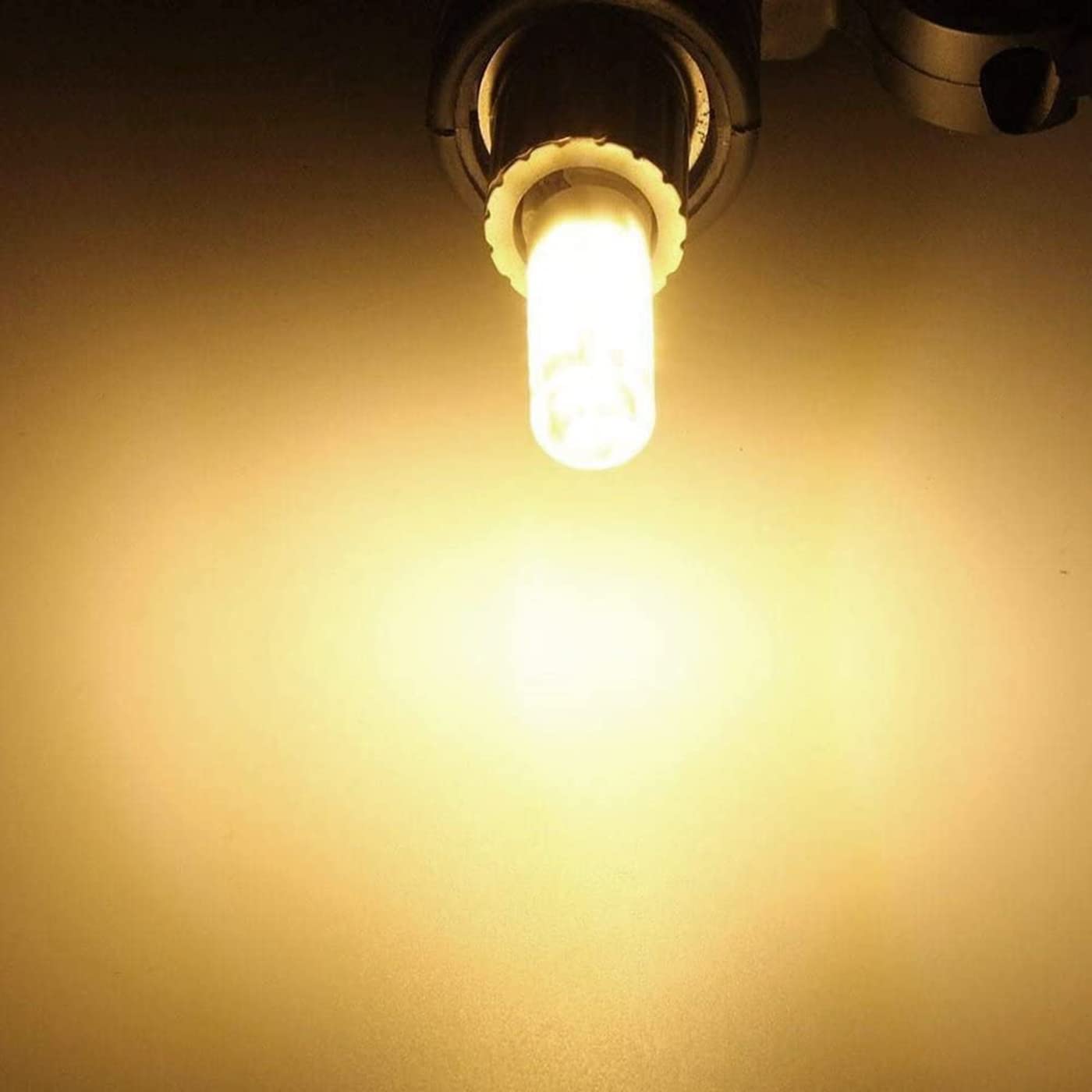 Minsily GY6.35 LED Bulb 10W G6.35 Bi-pin Base Dimmable LED Ceramics Corn Bulb 90W Halogen Equivalent 102 LEDs 2835 SMD 1000LM T4 G8 Light Bulb 110V