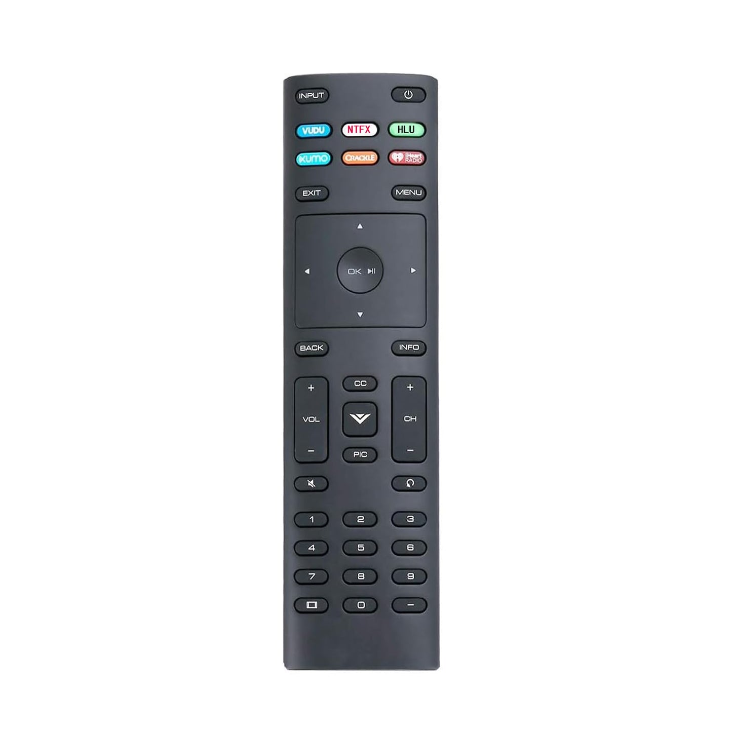 PERFASCIN XRT136 Remote Compatible with Vizio D55-F2 D39f-F0 E43-F1 E70-F3 E50-F2 P75-F1 D50-F1 E75-F2 D65-F1 M70-F3 M55-F0 D43F1 D55F2 TV