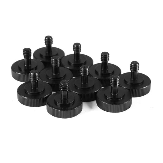 Acouto Black 1/4" Male to 1/4" Female Screw Adapter for Camera Tr Bracket Stand