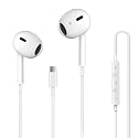 USB C Headphones for iPhone 17, Type C Earbuds Wired Earbuds with Microphone & Remote Control Noise Cancelling Earphones, Compatible with iPhone 17