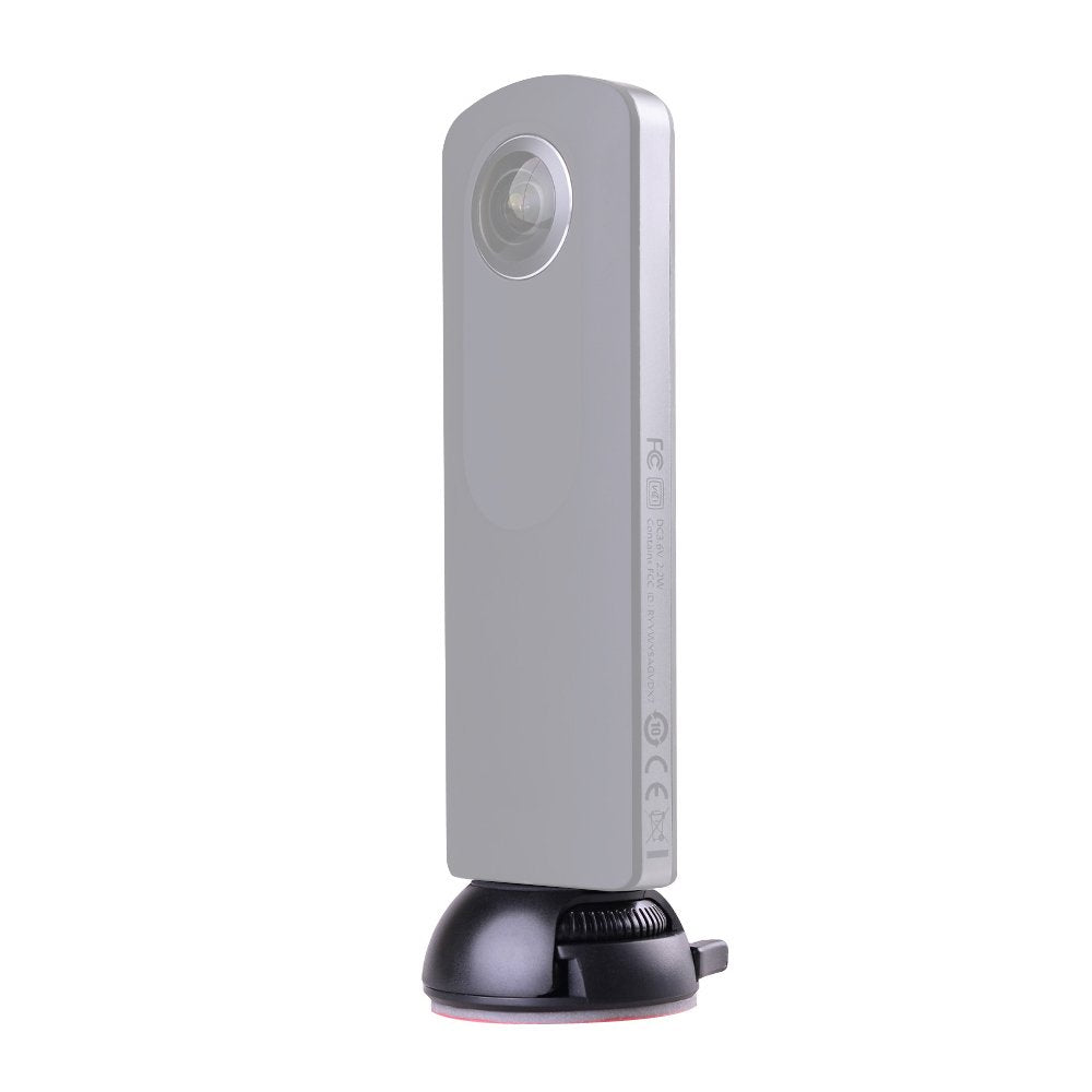 Andoer Quick Release Mount Holder Including Buckle + Flat and Curved Base Adhesive Tape for Samsung Gear 360 Camera for Ricoh Theta S/SC/M15 & Sports