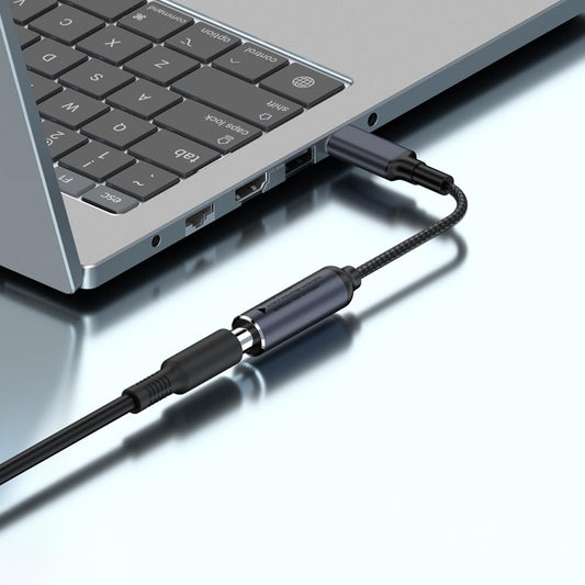 PLUSPOE PD 100W DC 5.5mm x 2.1mm Female Input to USB Type C Male Power Charging Cable, 100W DC5521 to Type C Cable with PD Automatic Identification