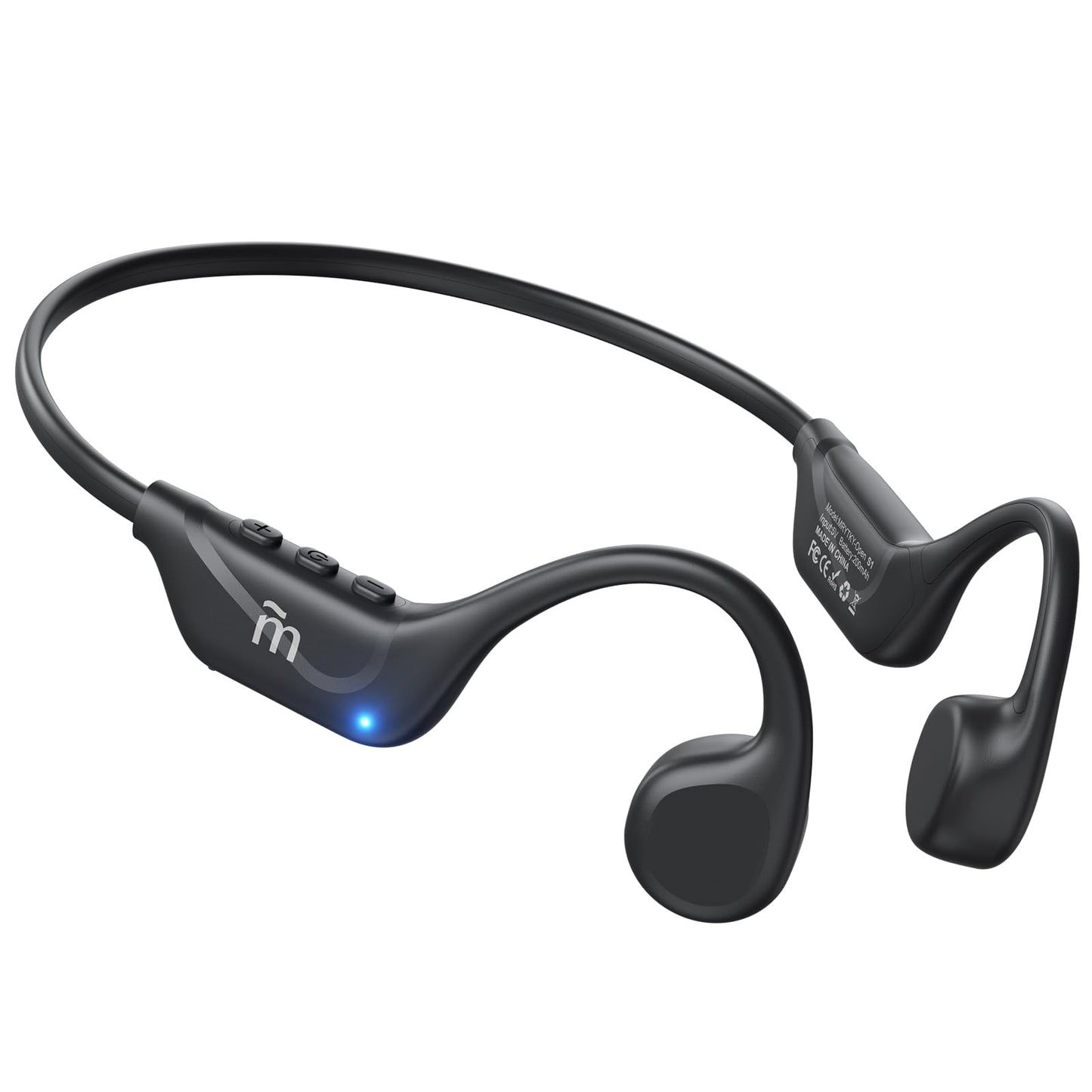 MRYTKY Bone Conduction Headphones,Open Ear Headphones Bluetooth5.4 with Mic,Wireless Headphones 10H Playtime, Waterproof Sport Headphone Suitable