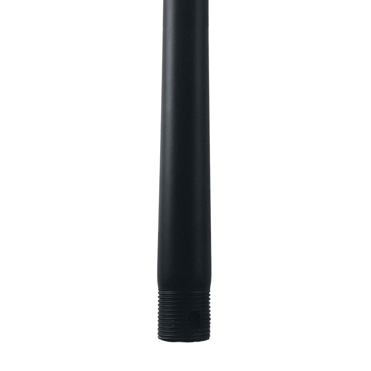 36in Ceiling Fan Extension Downrod in Matte Black for Modern Forms Smart Fans