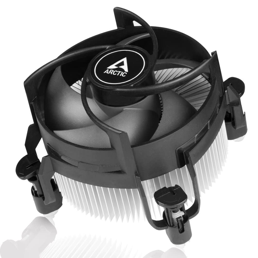 ARCTIC Alpine 17 CO - Intel CPU Cooler, 92 mm PWM Fan, Radial Heatsink, Top Blower, Intel LGA 1700, 4-pin Connector, Ball Bearing for Continuous