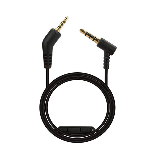BUTIAO QC3 Replacement Audio Cable Cord for Bose Quietcomfort 3 QC3 Headphone with Inline Mic Volume Control 1.4 Meters 3.5mm to 2.5 mm Cable for iOS…