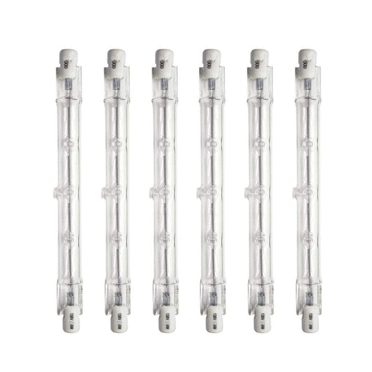 Xtricity T3 J-Type Double Ended RSC Base Halogen Light Bulbs, 200W, 2500 Lumens, 130V, 2700K Soft White, Dimmable, 118MM T3 Bulb, (6 Pack)