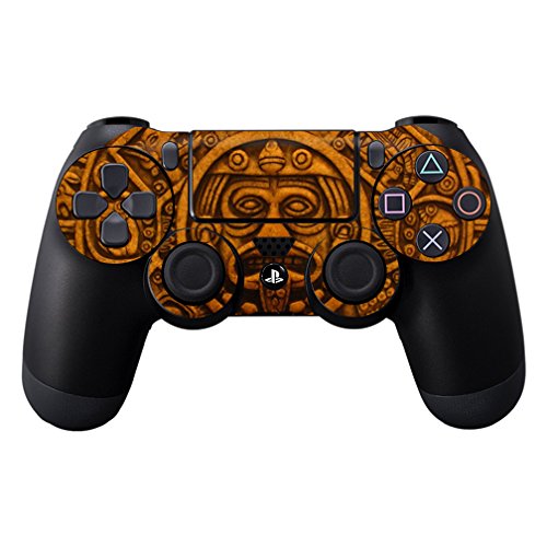 MightySkins Skin Compatible with Sony PS4 Controller - Carved Aztec | Protective, Durable, and Unique Vinyl Decal wrap Cover | Easy to Apply, Remove
