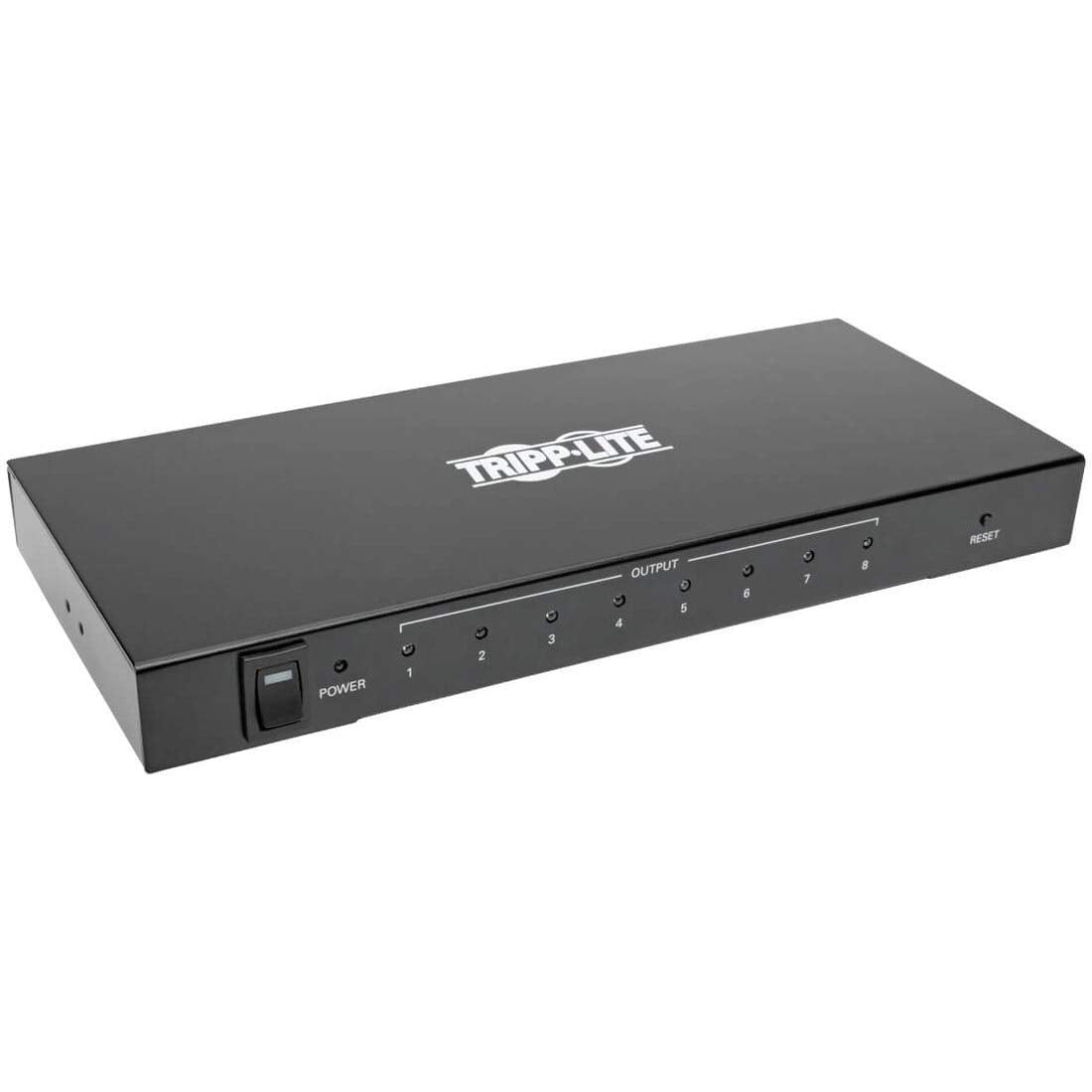 Tripp Lite HDMI Splitter, 8 Port 1 in 8 out Splitter, 8 Display Compatible, HDCP 1.3, 4K at 30 Hz (B118-008-UHD)