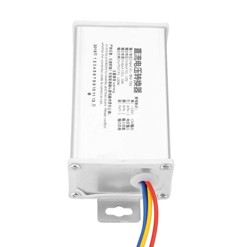 DC Converter, Step-Down Power Supply Module 36V-72V to 12V 10A 120W for 12V Electronic Devices