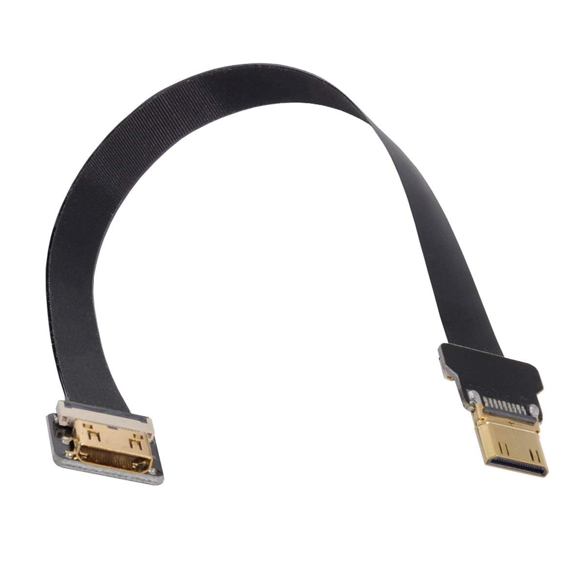 xiwai CYFPV Mini HDMI Male to Mini HDMI Female Extension FPC Flat Cable 1080P for FPV HDTV Multicopter Aerial Photography (0.2m)