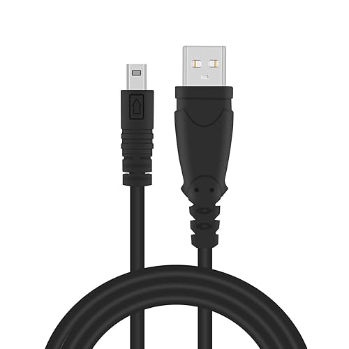 Replacement UC-E6 UC-E23 UC-E17 Camera USB Cable Photo Transfer 8 Pin Cord Compatible with Nikon Digital Camera SLR DSLR D3200 D3300 D750 D5300 D7200