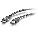 C2G 3ft USB to USB C Cable - 3.0 USB Type C Charger Cable works with Apple iPhone 15/15 Pro, Samsung, Google & Android Phones - Durable Cable with 3A