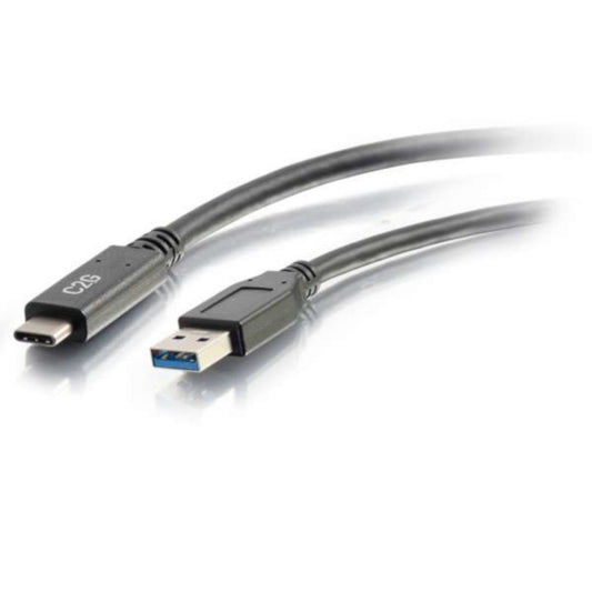 C2G Cables to Go 10' USB A to C Cable, Black (28833)