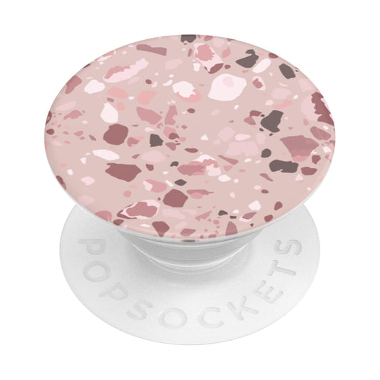 PopSockets Adhesive Phone Grip, Holder, Phone Stand, Pink - Terrazo Clay