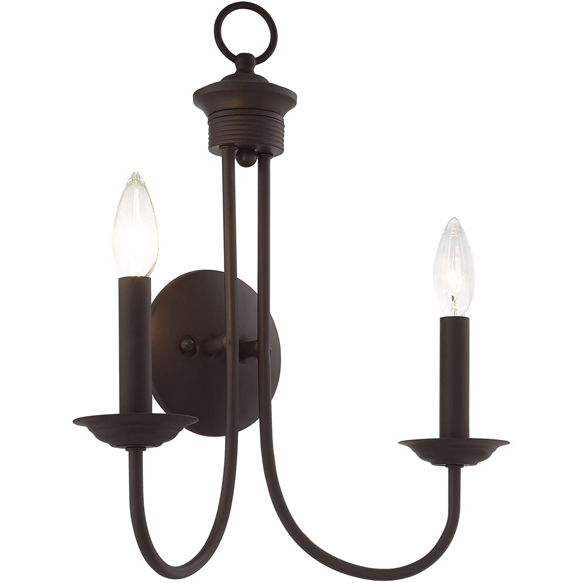 Livex Lighting 42682-07 2 Light Bronze Wall Sconce