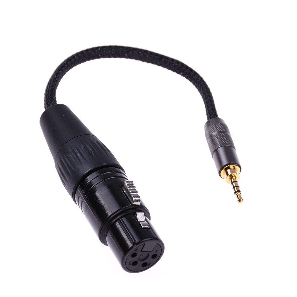 GAGACOCC TRRS 2.5mm Male to 4 Pin XLR Female Balanced Audio Cable HiFi Cable Headphone Cable Compatible with Astell&Kern AK240 AK380 AK320 onkyo…