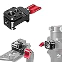 Akeipho Adjustable NATO Rail Clamp Adapter for DJI RS3 Pro / Mini / RSC2, Camera Cage NATO Clamp with 3/8" 1/4" Holes & ARRI Locating Pins