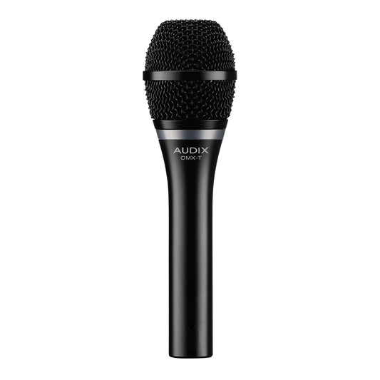 AUDIX OMX-T Dynamic Hypercardioid Vocal Microphone - Black - Wide Frequency Range, Perfect for Loud Stage Environments
