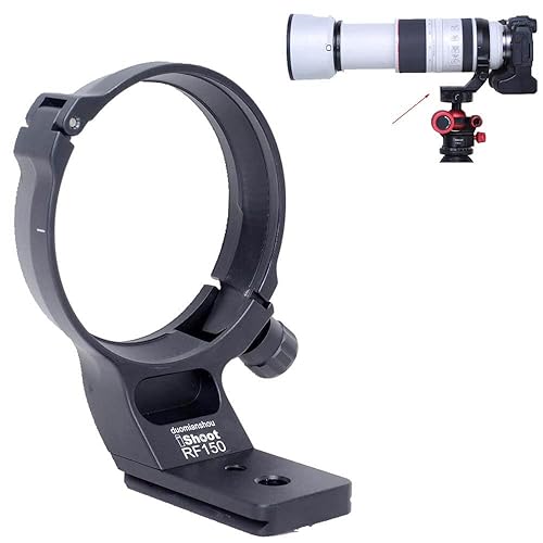 iShoot Metal Lens Collar Tripod Mount Ring Compatible with Canon RF 100-500mm f/4.5-7.1L is USM, Lens Support Holder Bracket Bottom is Arca-Swiss Fit