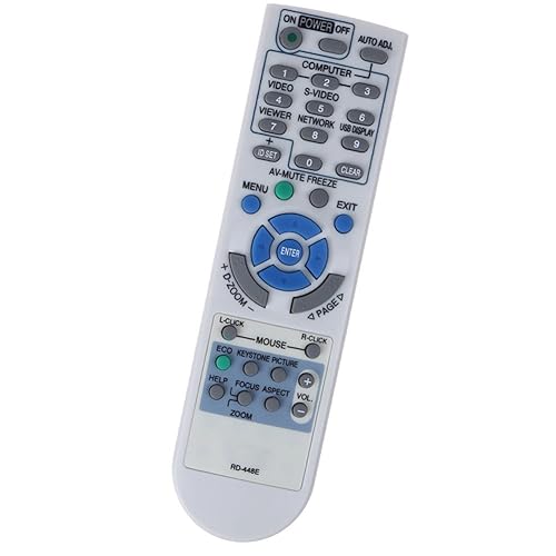 Replacement Remote Control for NEC LCD Projector LT240 LT245 LT25 LT260 LT265 LT280 M260X M260X+ NP610 NP215 NP60 NP62 NP300+ NP1000 NP2000 NP1150