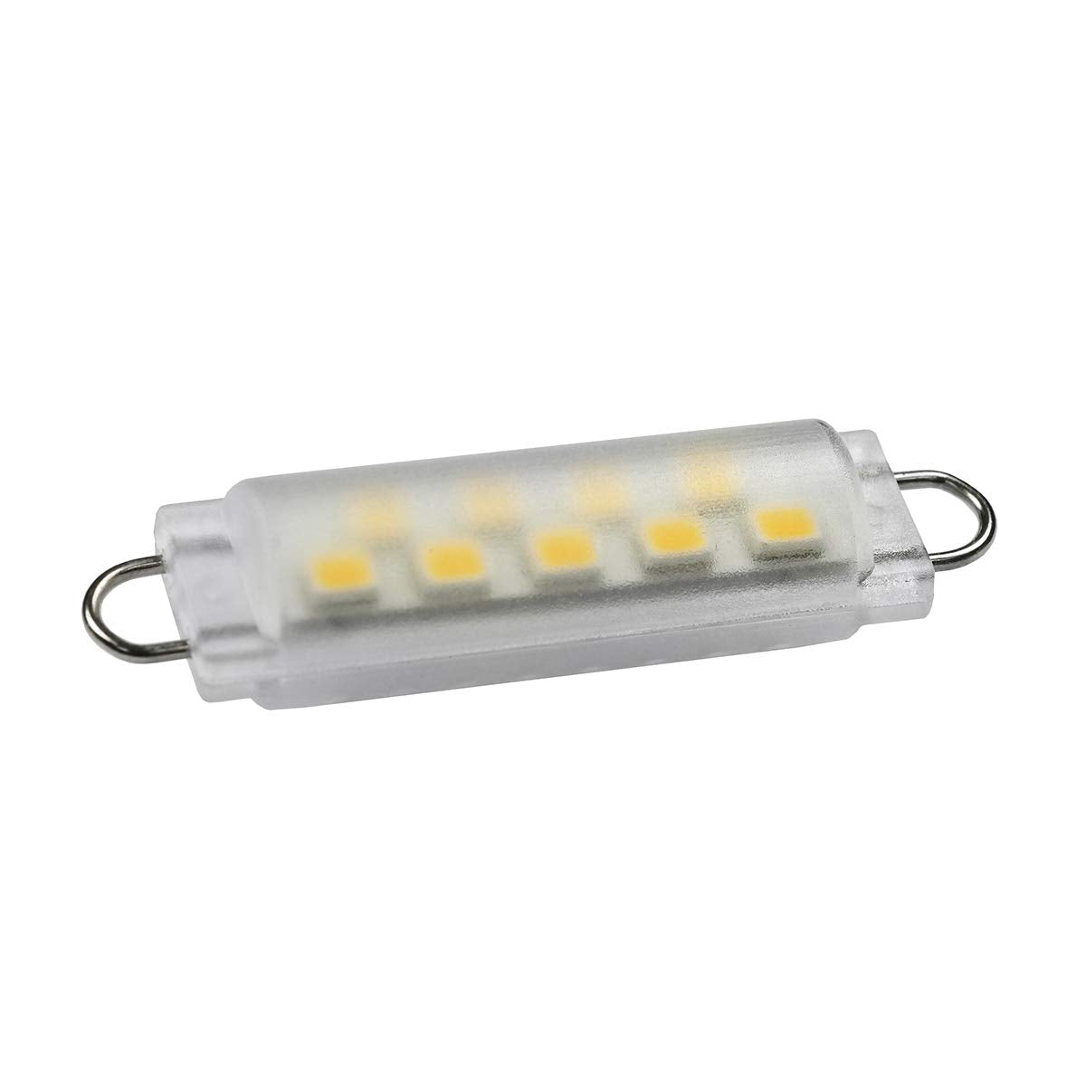 Norman Lamps LED-XRL12V-3KFR Warm-White 3000K - 12 Volts, LED Festoon Bulb, Rigid Loop Ends