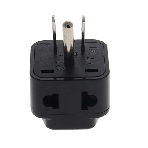 Fielect AC 110V-250V 10A WD-5 Male US to Female Universal Power Socket Adapter for Cord Connector 2pcs