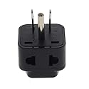 Fielect AC 110V-250V 10A WD-5 Male US to Female Universal Power Socket Adapter for Cord Connector 2pcs