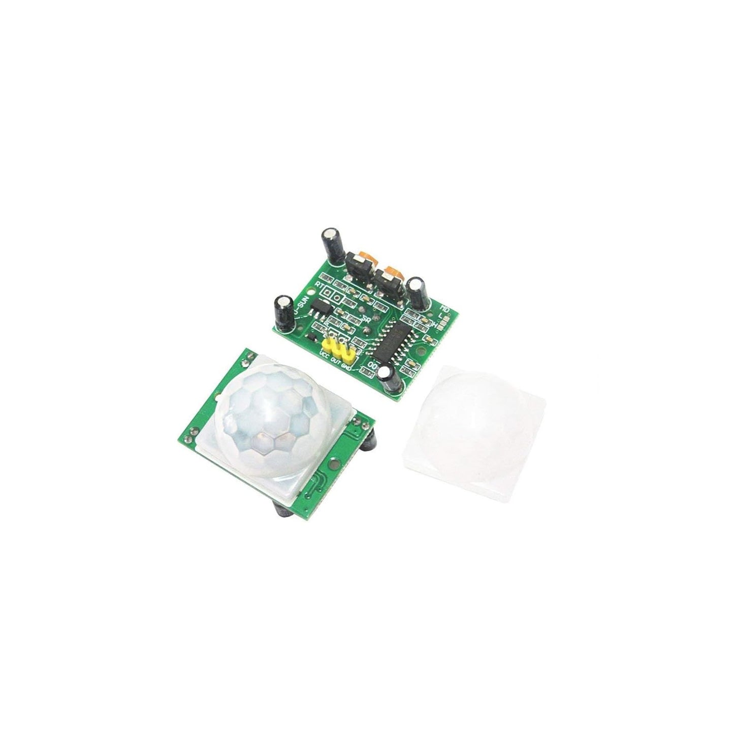 KEAcvise 3 Pieces HC-SR501 PIR Motion Sensor Module, Human Body Infrared Detector for Arduino & Raspberry Pi, 4.5-20V DC