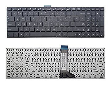 New US Black Laptop Keyboard (Without Frame) Replacement for Asus F555U F555UA F555UB F555UF F555UJ F555UQ R515MA