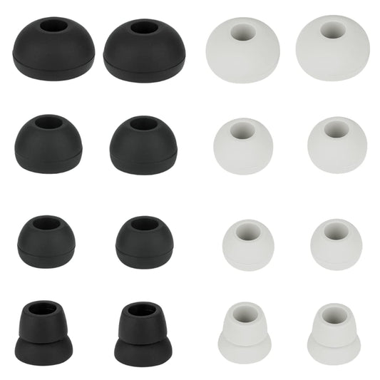 Ear Bud Replacement Pieces Silicone Earbuds Buds Set Compatible with Monster Beats Dr. Dre Powerbeats 3 Wireless Stereo Earphones,8 Pairs Black…