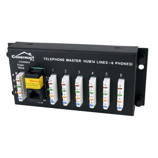 Construct Pro 1 X 6 Telephone Module with Rj31 Jack